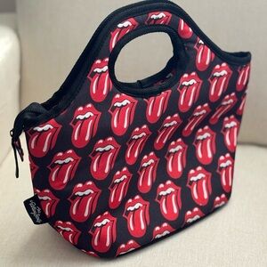 Rolling Stones Red and Black Logo Bag